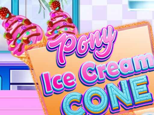 Pony Ice Cream Cone - 小馬冰淇淋蛋捲