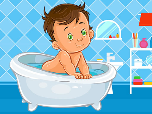 Baby Bath Jigsaw - 嬰兒沐浴拼圖