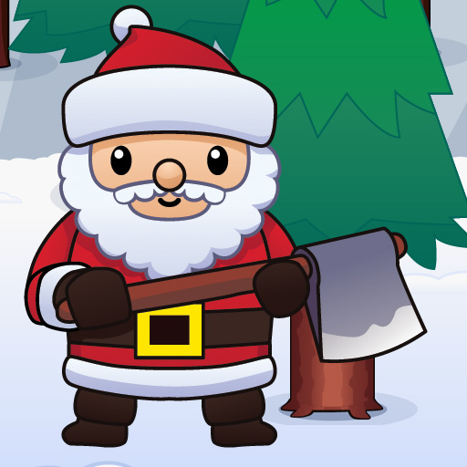 Wood Cutter Santa Idle - 伐木機聖誕老人空閒