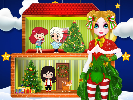 Christmas Puppet Princess House - 聖誕木偶公主屋