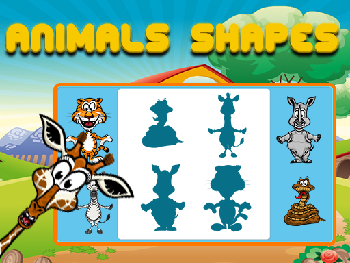 Animals Shapes for kids Education - 兒童教育的動物形狀