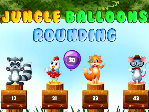 Jungle Balloons Rounding - 叢林氣球四捨五入