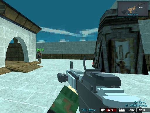 Blocky Shooting Arena 3D Pixel Combat - 塊狀射擊場 3D 像素戰鬥