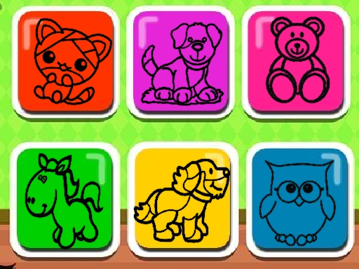 Easy Kids Coloring Game - 簡單的兒童著色遊戲