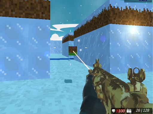 Blocky Swat Shooting IceWorld Multiplayer - 塊狀特警射擊冰世界多人遊戲