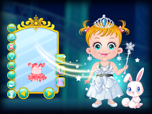 Baby Hazel Ice Princess Dressup - 嬰兒淡褐色冰公主裝扮