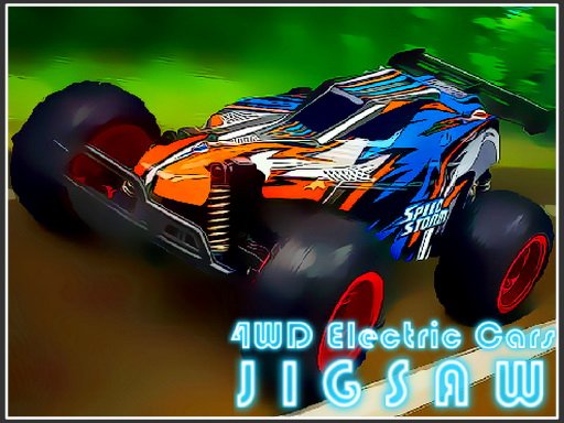 4WD Electric Cars Jigsaw - 四驅電動車拼圖
