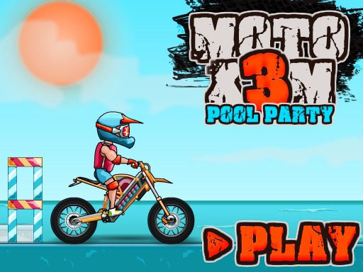 Moto X3M Pool Party Game - Moto X3M 泳池派對遊戲