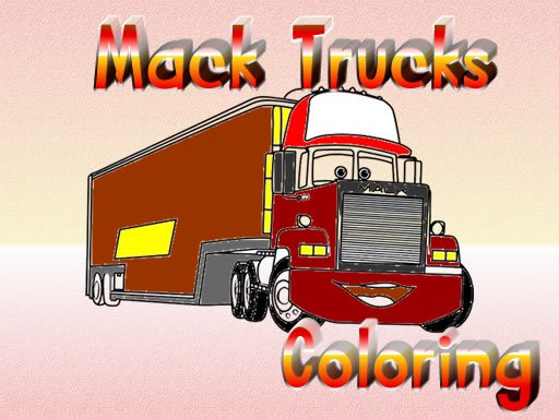 Mack Trucks Coloring - 馬克卡車著色