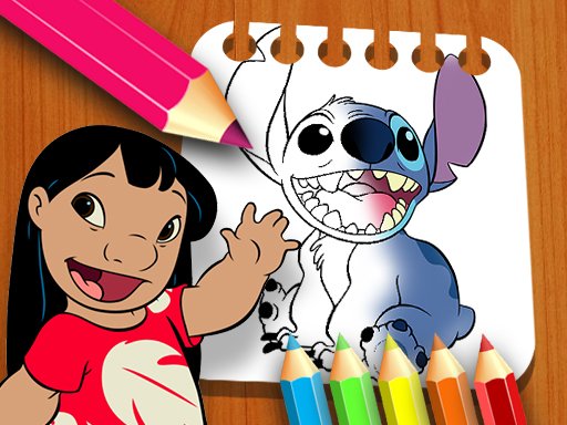 Lilo and Stitch Coloring Book - Lilo and Stitch 圖畫書