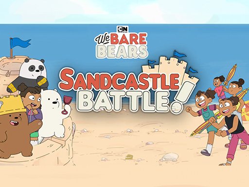 SandCastle Battle - We Bare Bears - 沙堡之戰 - 我們裸熊
