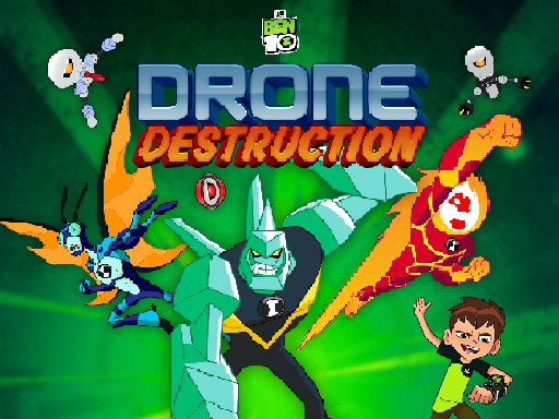 Ben 10 Drone Destruction - Ben 10 無人機破壞