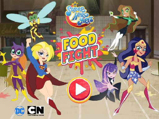 DC Super Hero Girls: Food Fight Game - DC 超級英雄女孩：食物大戰遊戲
