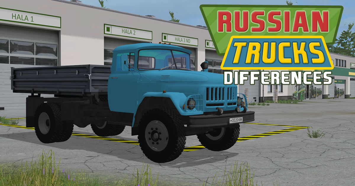 Russian Trucks Differences - 俄羅斯卡車的差異
