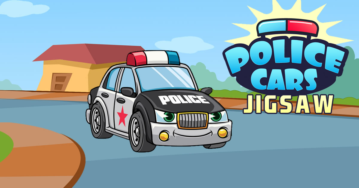 Police Cars Jigsaw - 警車拼圖