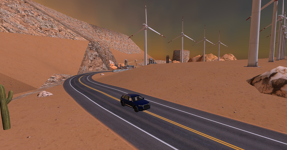 Project Car Physics Simulator Sandboxed: Canyon - 項目汽車物理模擬器沙盒：峽谷