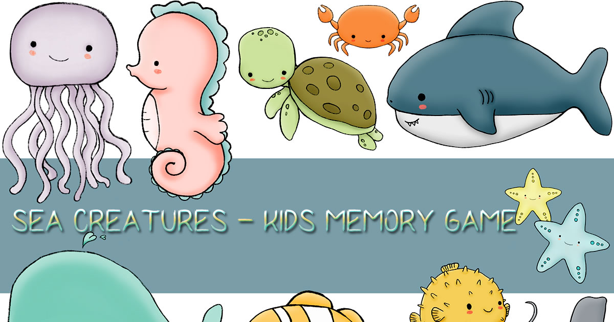 Kids Memory Sea Creature - 兒童記憶海洋生物