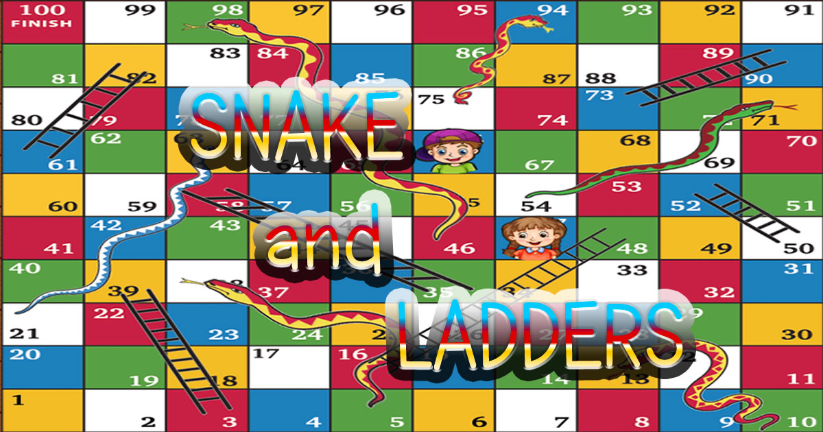 Snake and Ladders Game - 蛇和梯子遊戲