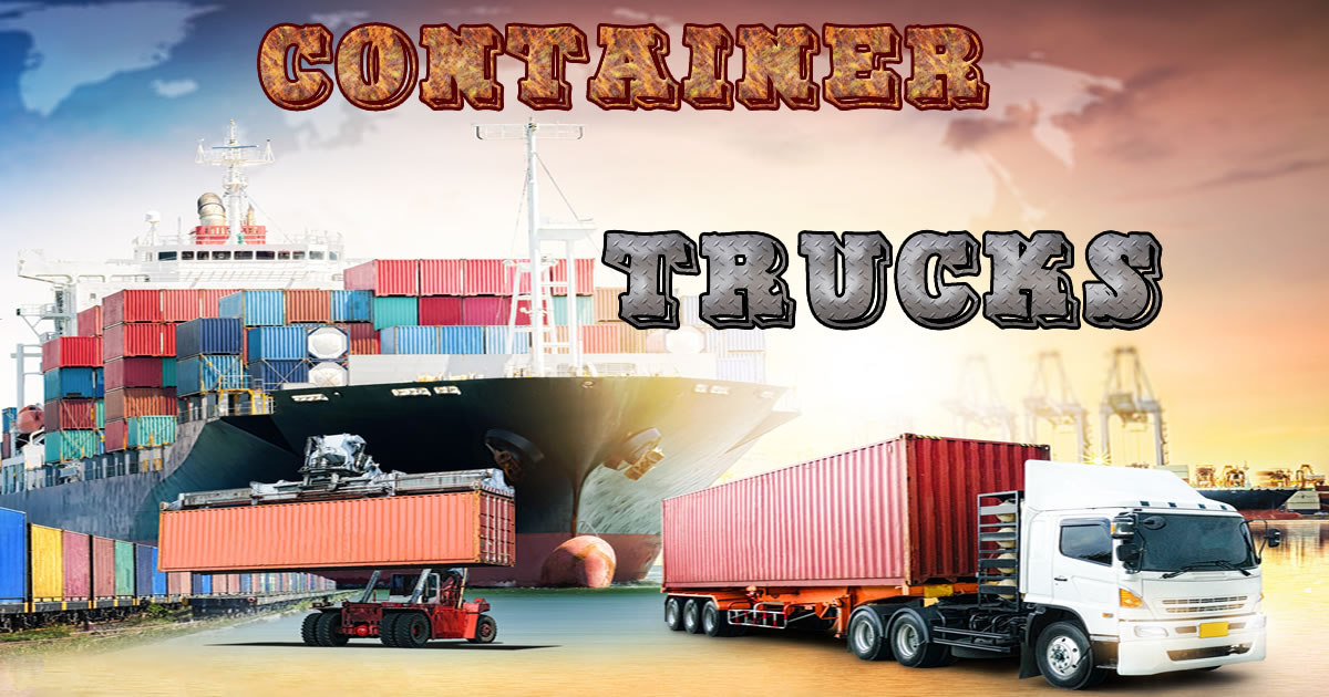 Container Trucks Jigsaw - 集裝箱卡車拼圖