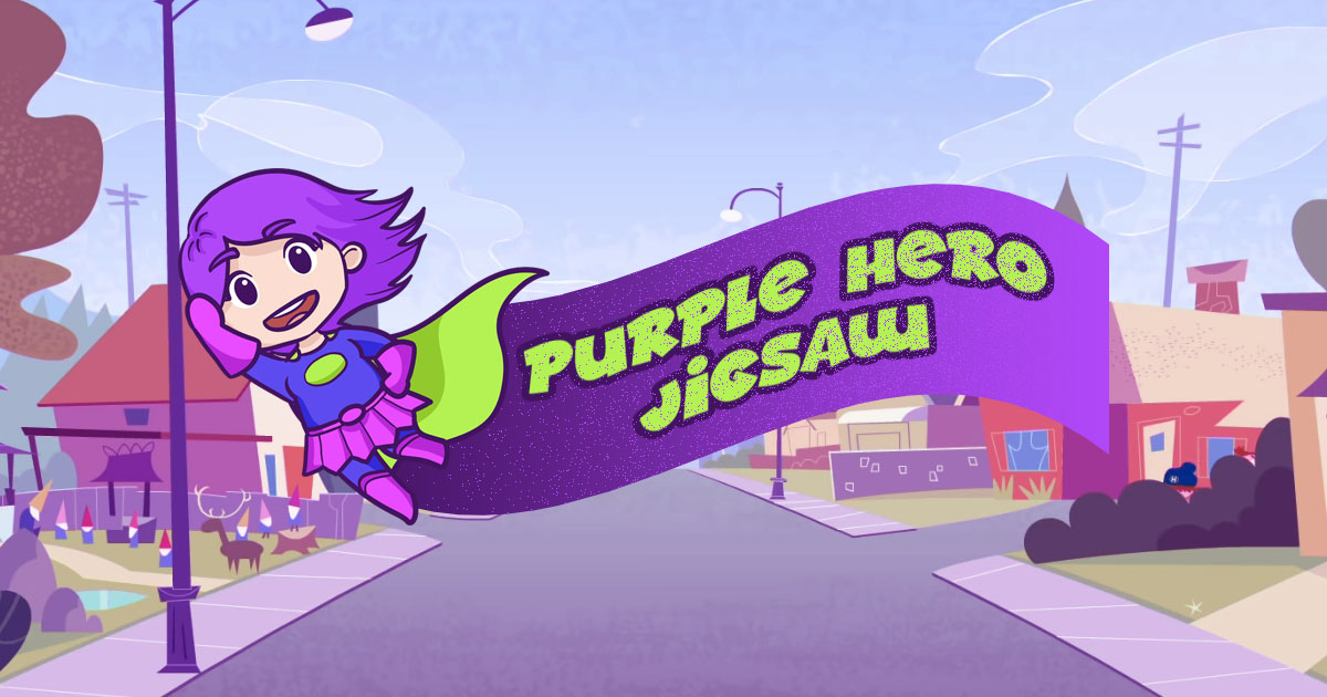 Purple Hero Jigsaw - 紫色英雄拼圖