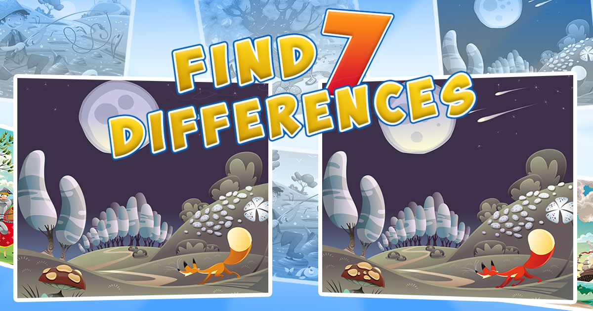 Find Seven Differences - 找出七個差異