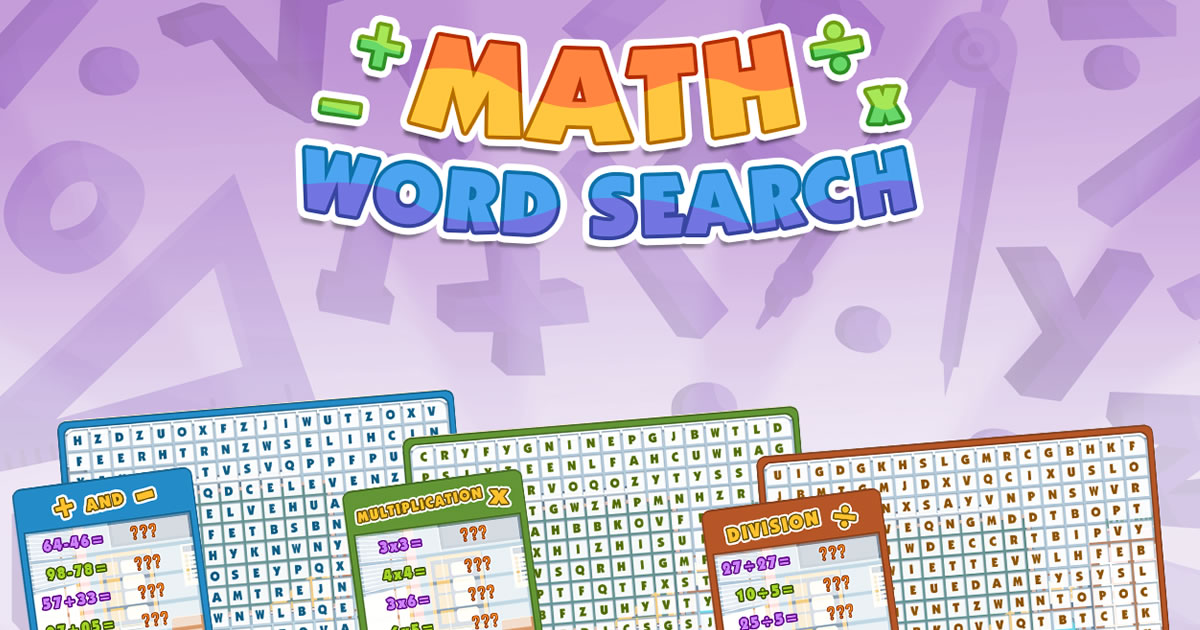 Math Word Search - 數學單詞搜索