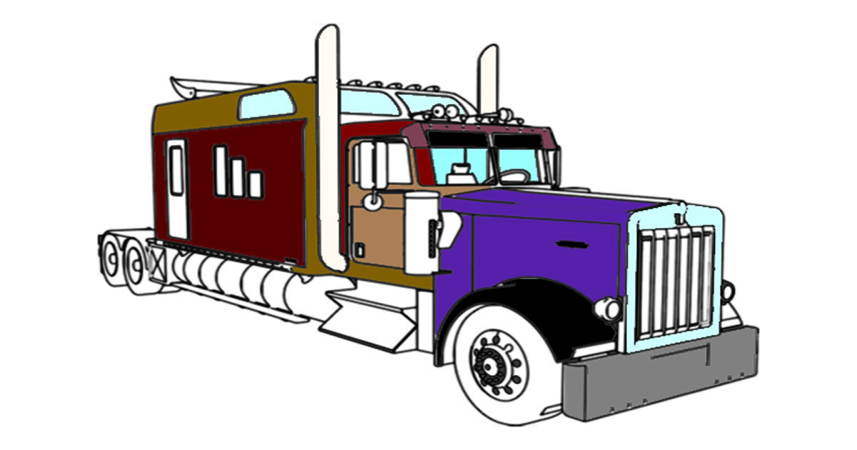 American Trucks Coloring - 美國卡車著色