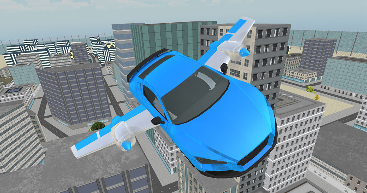 Flying Car Simulator 3D 2020 - 飛行汽車模擬器 3D 2020