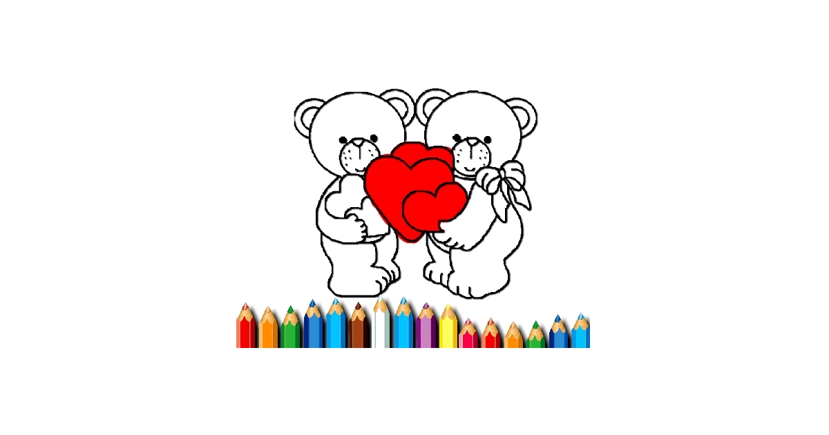 Happy Valentines Day Coloring - 情人節快樂著色
