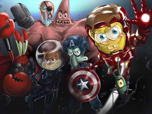 Spongebob Ironman - 海綿寶寶鐵人三項