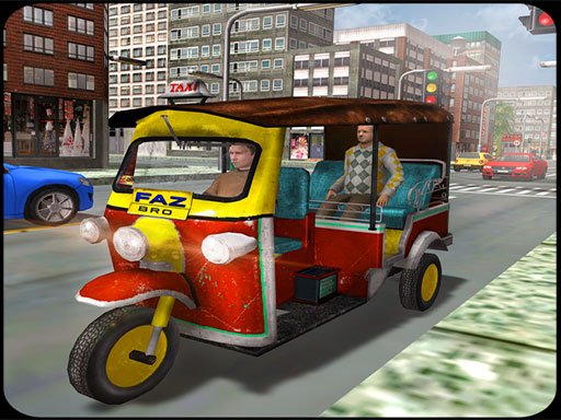 Tourist Transport Taxi: Tuk Tuk Driving Simulator - 旅遊交通出租車：嘟嘟車駕駛模擬器