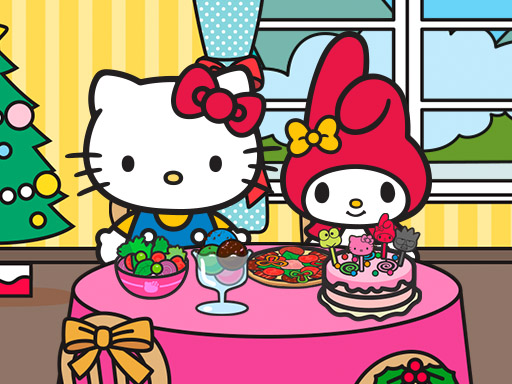 Hello Kitty And Friends Xmas Dinner - Hello Kitty And Friends Xmas Dinner