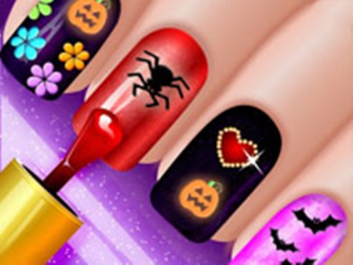 Glow Halloween Nails - Polish & Color - Glow Halloween Nails - Polish & Color