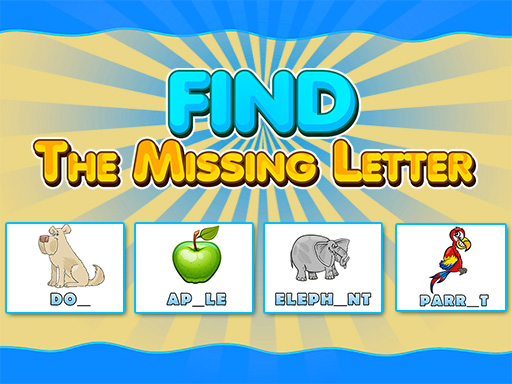 Find The Missing Letter - Find The Missing Letter