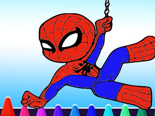 Spiderman Coloring Game - Spiderman Coloring Game