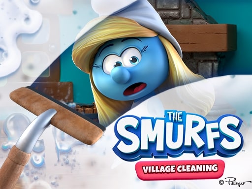The Smurfs Village Cleaning - The Smurfs Village Cleaning